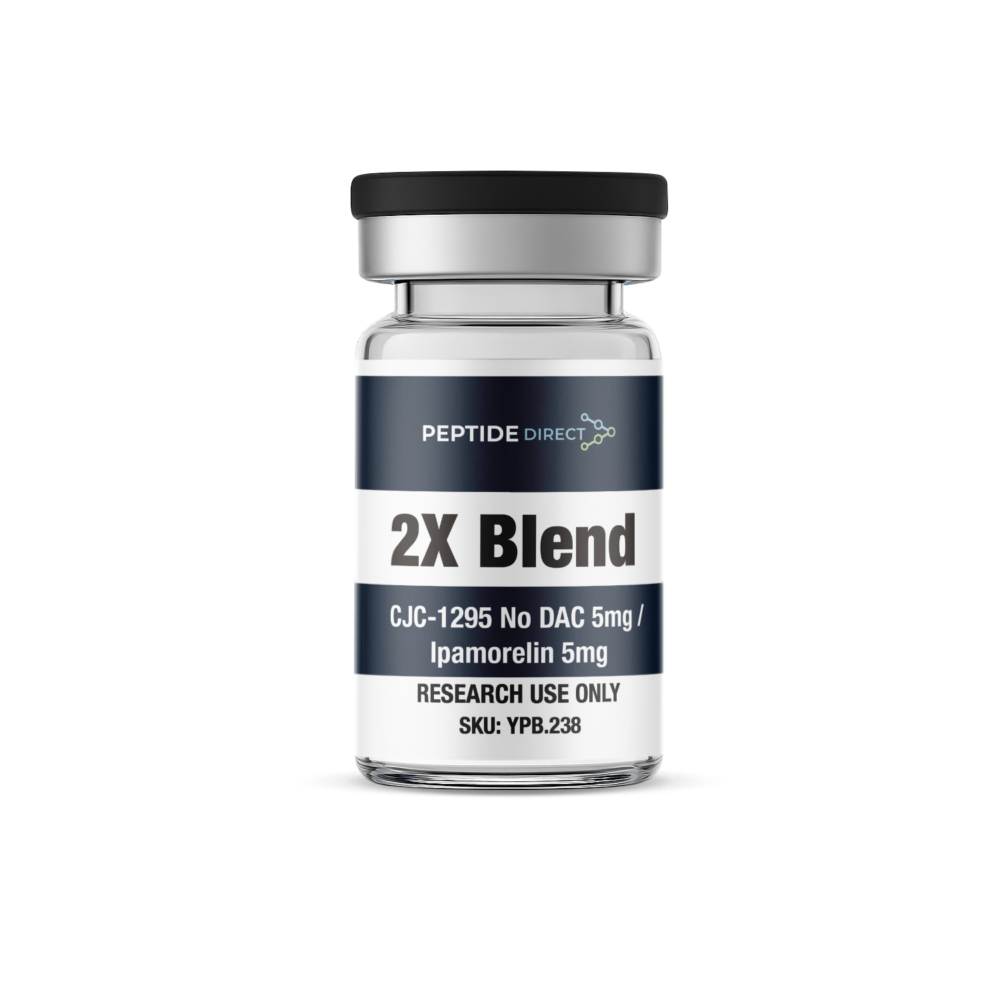 2X Blend CJC-1295 Without DAC (5mg) / Ipamorelin (5mg)